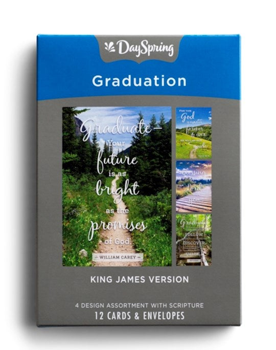 Boxed Card-Graduation-Paths Assortment (Box Of 12)-J1336