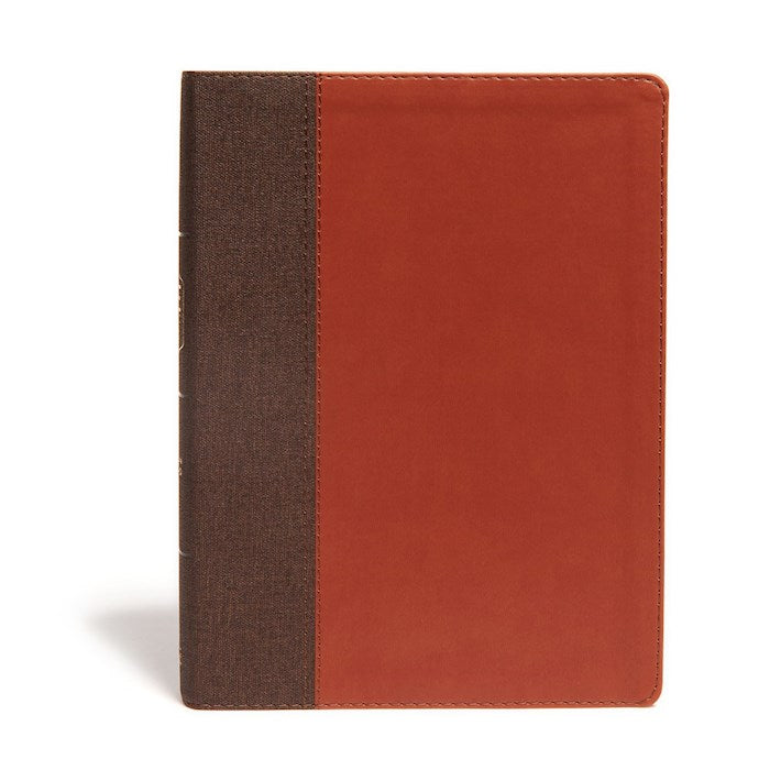 CSB Life Essentials Study Bible-Brown LeatherTouch Indexed