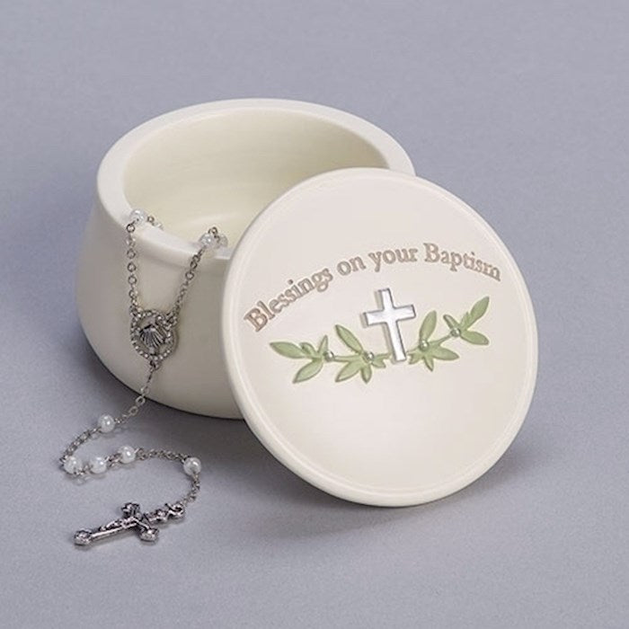 Keepsake Box-Blessings On Your Baptism (2" H)