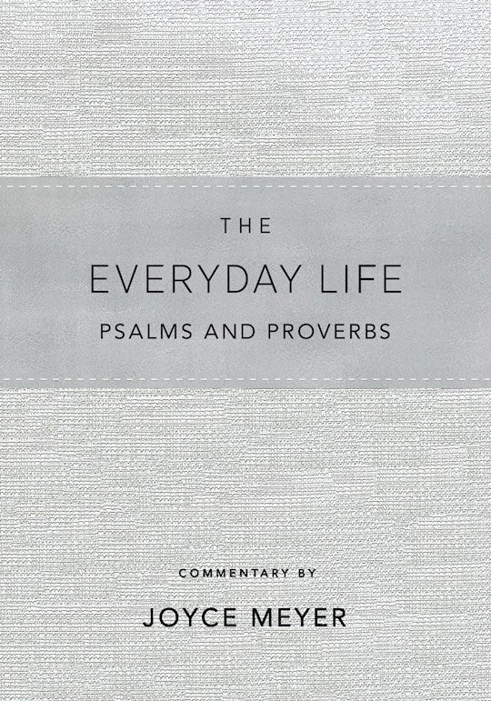Amplified The Everyday Life Psalms And Proverbs-Blue Imitation Leather