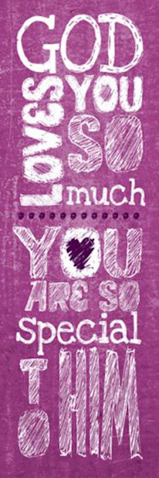Bookmark-God Loves You So Much (Matthew 19:14 ESV) (Pack Of 25)