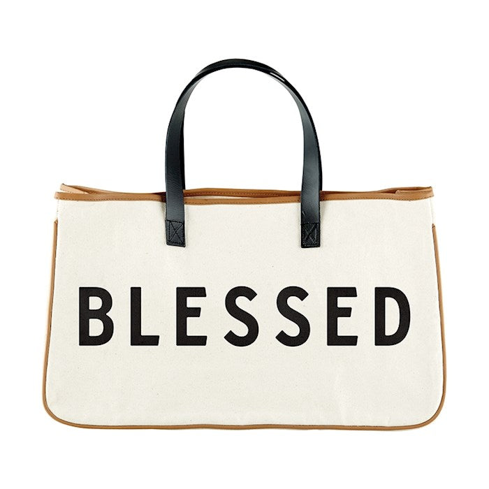 Tote Bag-Blessed (20" X 11")-Canvas