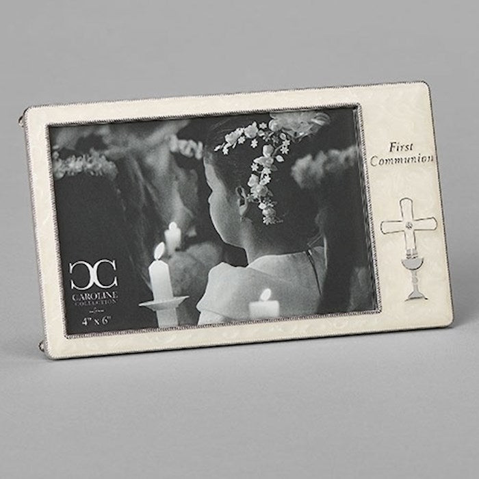 Frame-First Communion-Cross &amp; Chalice (4.5")