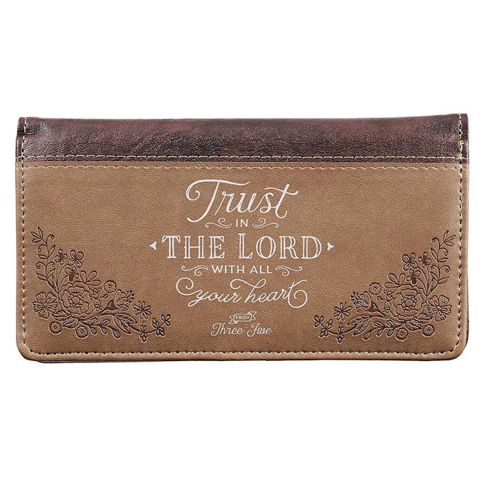 Checkbook Wallet-Trust In The Lord-Brown