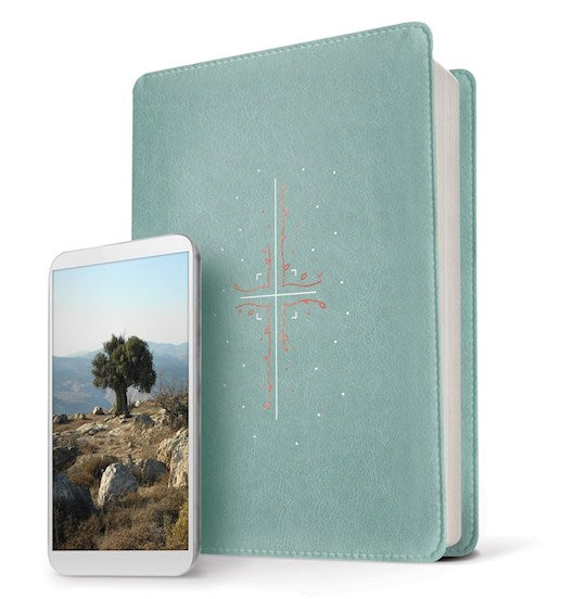 NLT Filament Bible-Teal LeatherLike Indexed