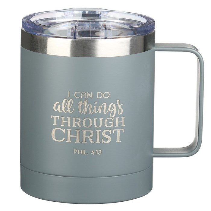 Camp Style Travel Mug-All Things-Gray (Stainless)