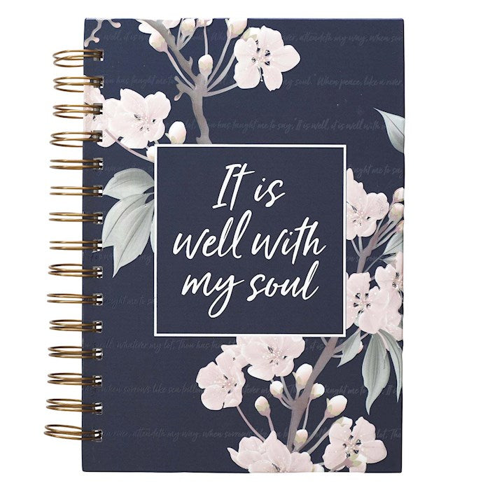 Journal-Wirebound-It Is Well-Large
