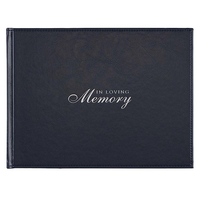 Guest Book-In Loving Memory-Black