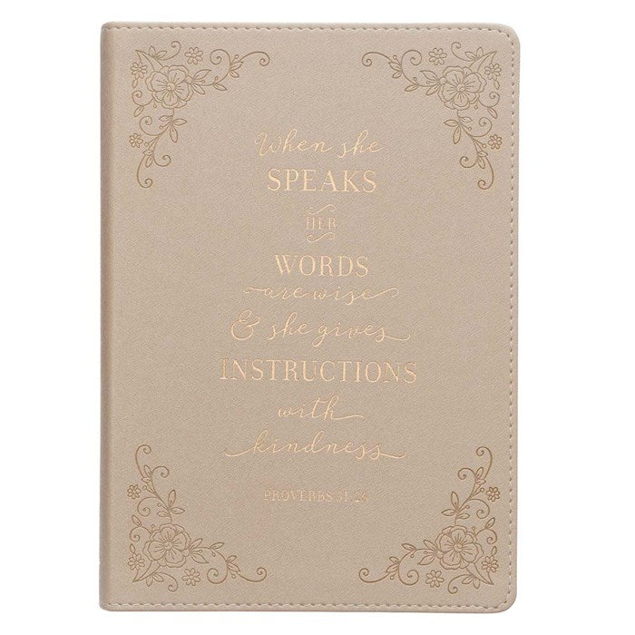 Journal-Slimline LuxLeather-When She Speaks