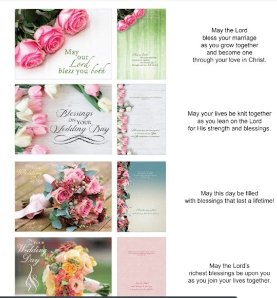 Boxed Card-Wedding Florals (Shared Blessings) (Box Of 12)
