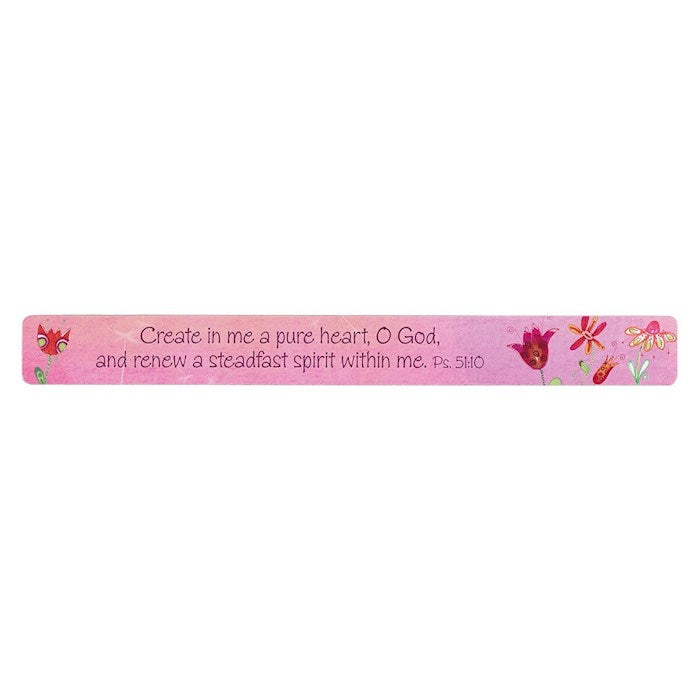Magnetic Strip-Create In Me A Pure Heart O God (7 1/2&quot; x 3/4&quot;) (Pack Of 6)