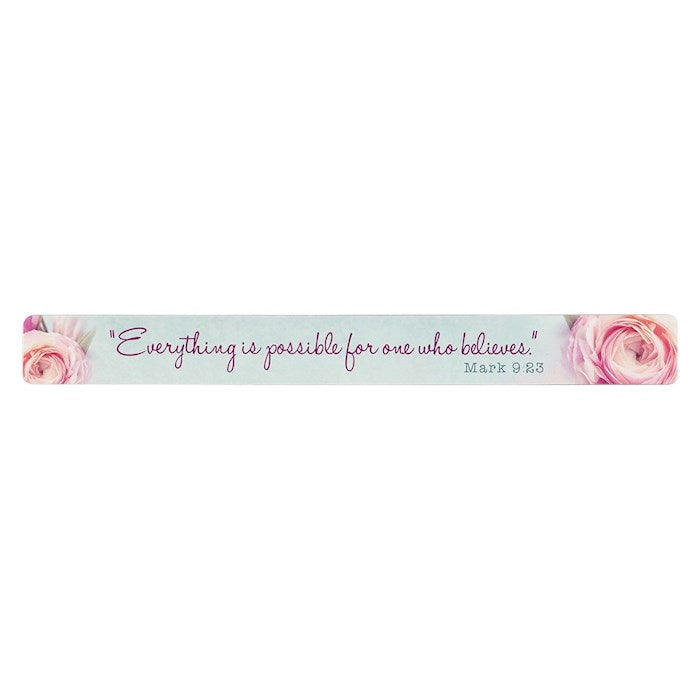 Magnetic Strip-Everything Is Possible For One Who Believes (7 1/2&quot; x 3/4&quot;) (Pack Of 6)