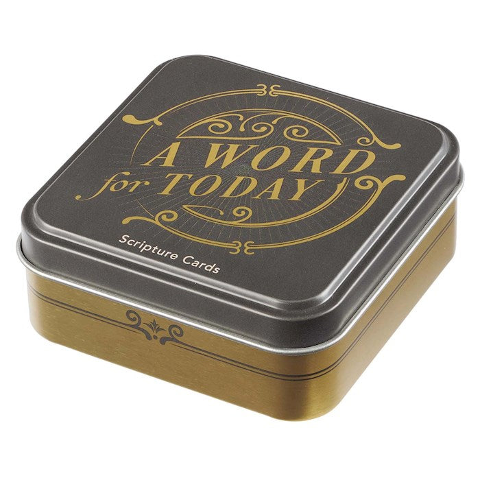 Scripture Cards In Tin-A Word For Today