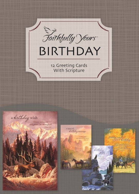 Boxed Card-Birthday-Heartlands (Box Of 12)
