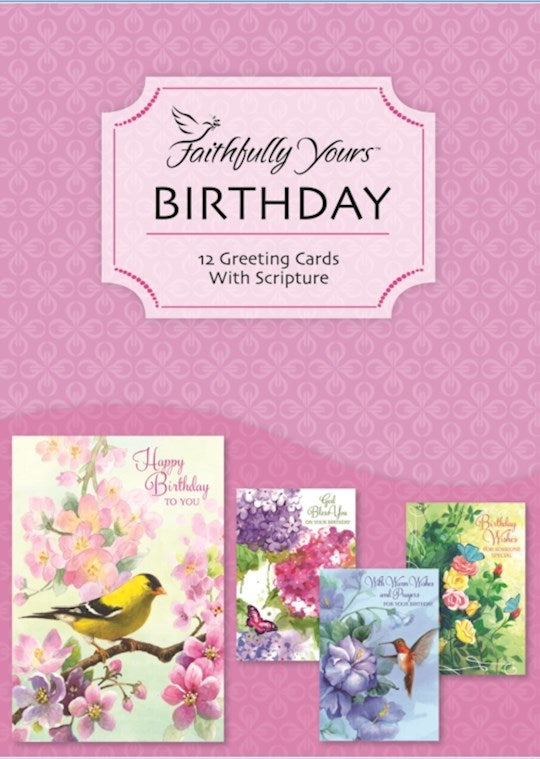 Boxed Card-Birthday-Flights Of Fancy (Box Of 12)