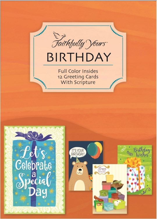 Boxed Card-Birthday-Pretty Packages (Box Of 12)