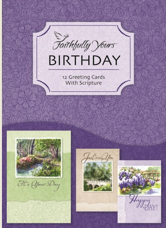 Boxed Card-Birthday-Bridges (Box Of 12)