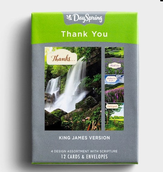 Boxed Card-Thank You-Thanking God For You (Box Of 12)-J1027