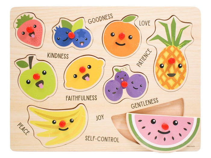 Peg Puzzle-Fruit Of The Spirit (9 Pieces)