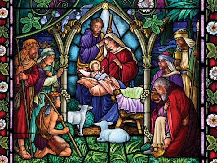 Calendar-Advent: Evening Nativity (11 x 14)-Large