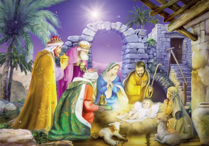 Calendar-Advent: Joyous Nativity (11 x 14)-Large