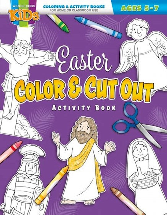 Easter Color &amp; Cut Out Activity Book