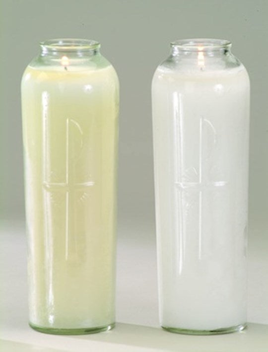 Candle-7 Day Sanctolite Sanctuary Light-Crystal (Pack Of 12)