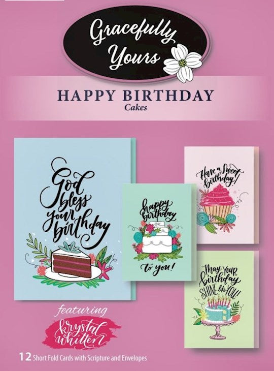 Boxed Card-Birthday (Cakes) Featuring Krystal Whitten 