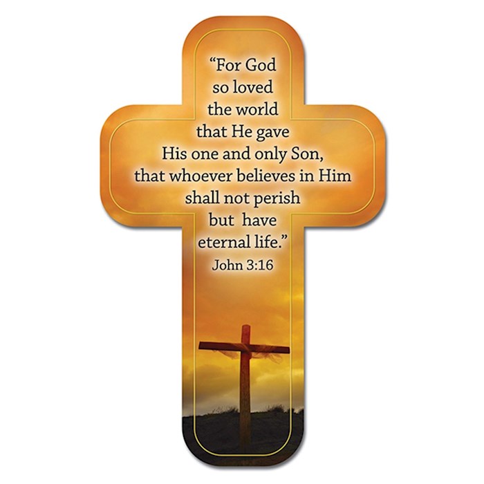 Bookmark-Cross-John 3:16 (Pack Of 12)