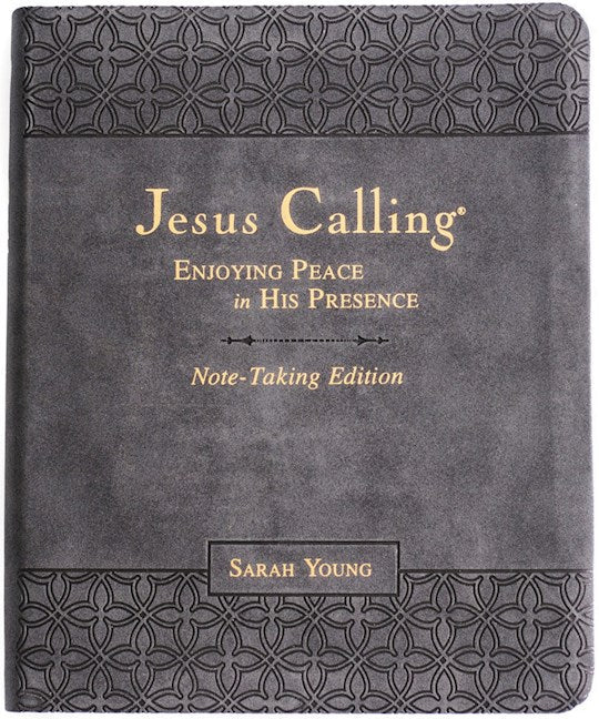 Jesus Calling Note-Taking Edition-Black LeatherSoft