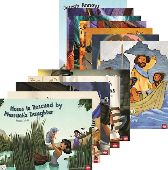 Simply Loved Bible Story Poster Pack (12 Posters)-Quarter 2