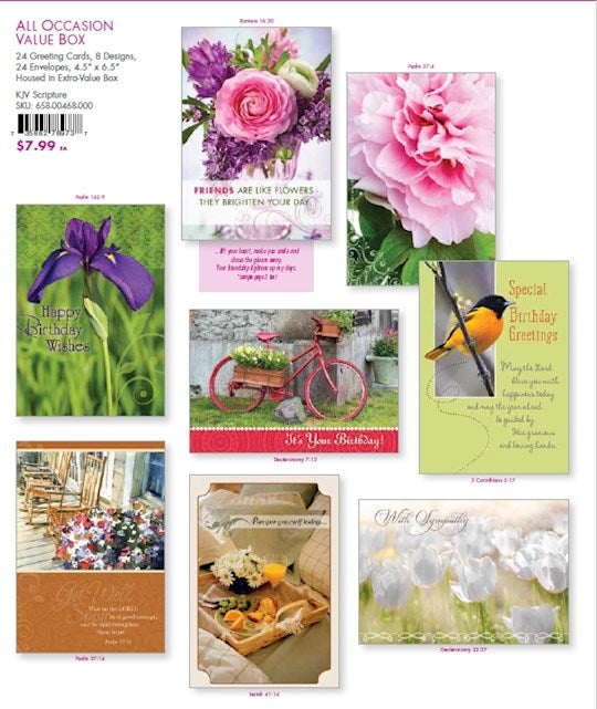 Boxed Card-Value-All Occasion (Box Of 24)