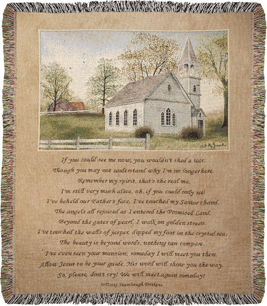Throw-If You Could See Me Tapestry (50" x 60")