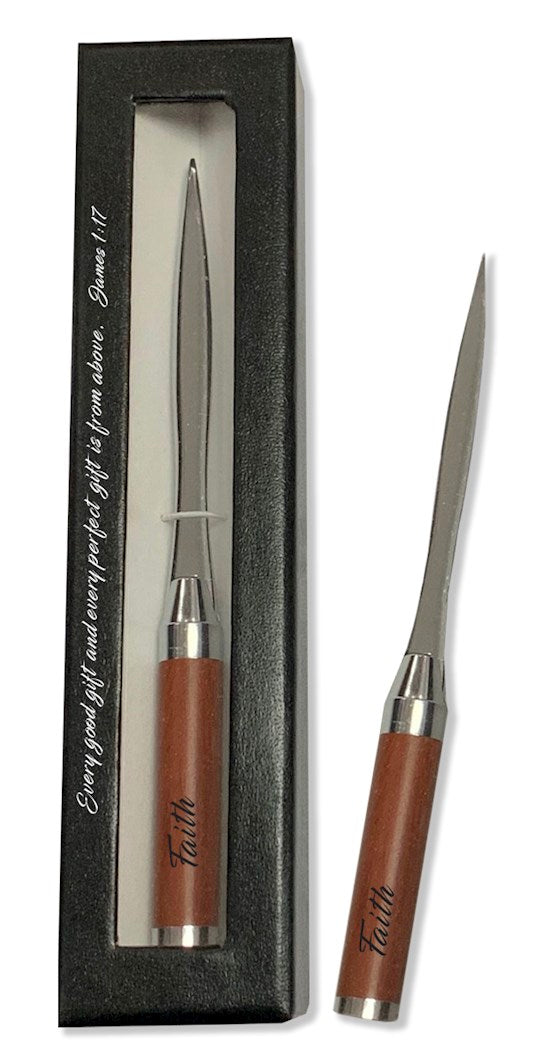 Letter Opener-Faith/Every Good And Every Perfect Gift... (James 1:17 KJV)