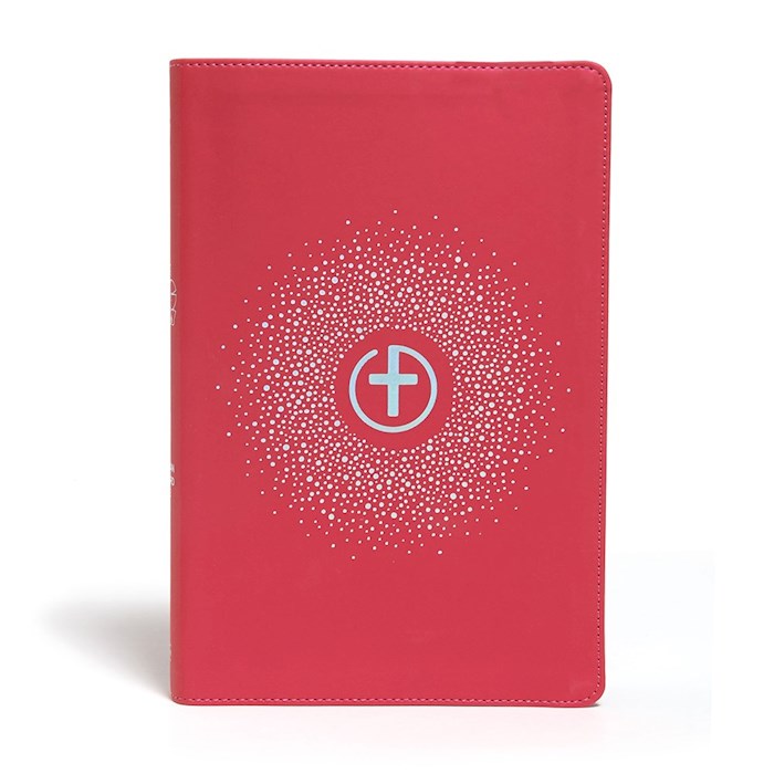 CSB One Big Story Bible-Pink LeatherTouch