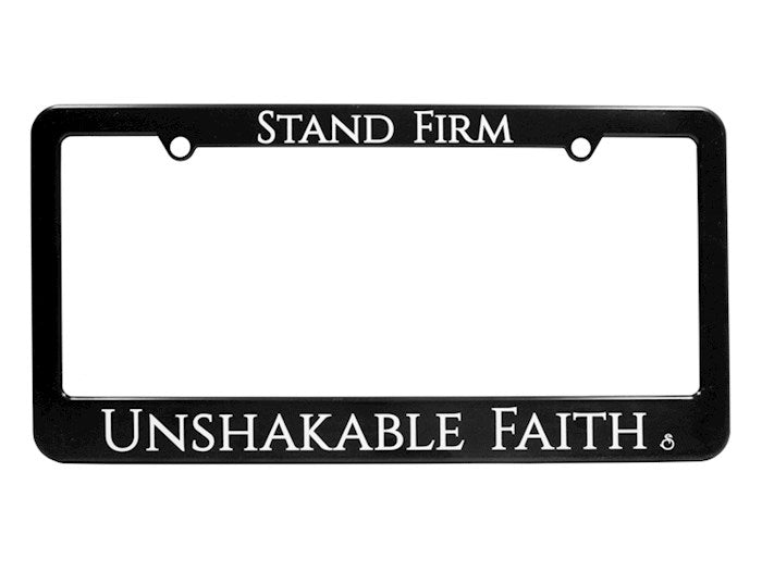 Auto Tag Frame-Stand Firm-Unshakeable Faith
