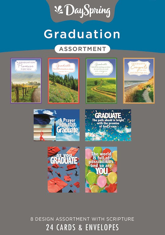 Boxed Card-Graduation Assortment (Box Of 24)-J4924