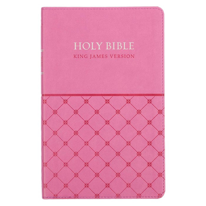 KJV Gift Edition Bible-Pink Faux Leather