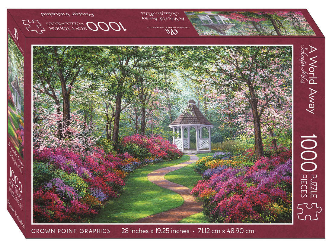 Jigsaw Puzzle-A World Away w/Poster (1000 Piece Soft Touch)