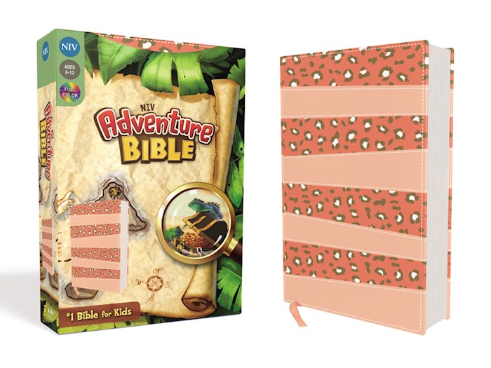 NIV Adventure Bible (Full Color)-Coral Leathersoft