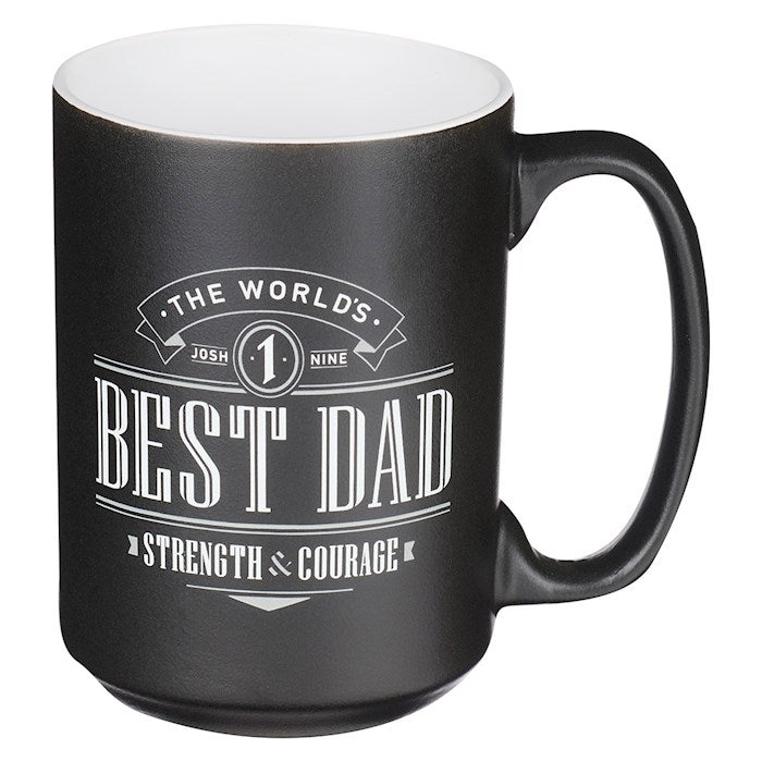 Ceramic Mug Best Dad Joshua 1:9