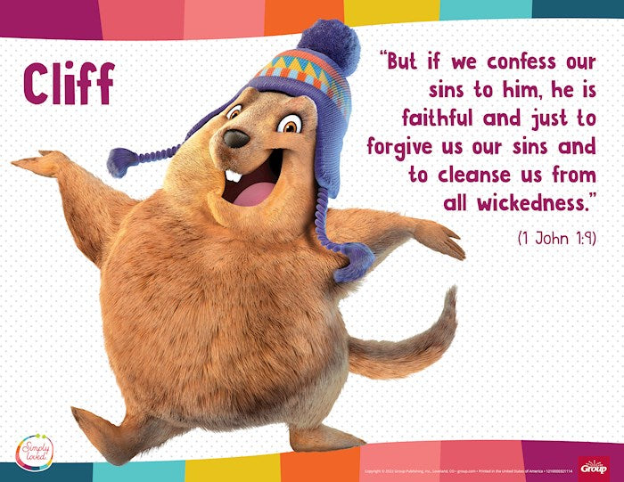 Simply Loved Bible Memory Buddy Posters (3 Posters)-Quarter 7
