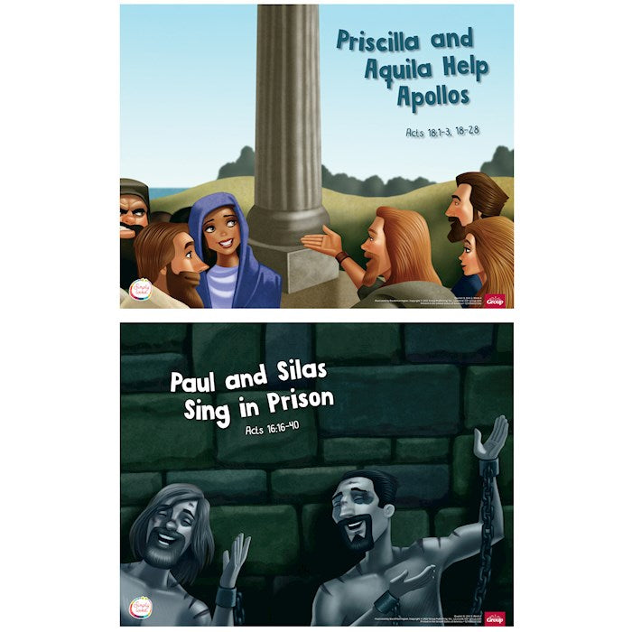Simply Loved Bible Story Poster Pack (12 Posters)-Quarter 8