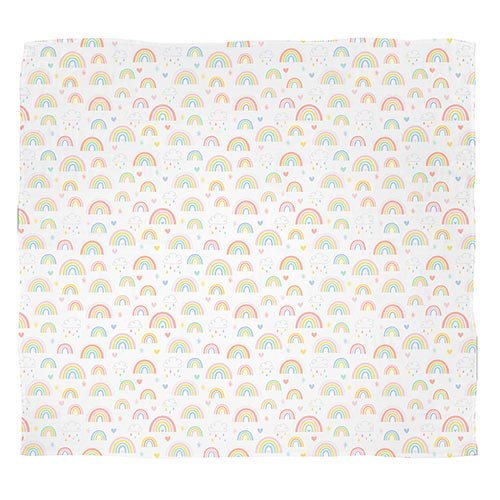 Swaddle Blanket-Rainbow (45&quot; Square)