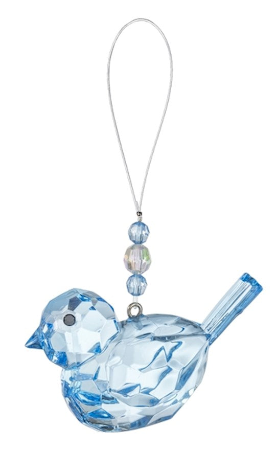 Ornament-Bluebird Of Happiness w/Card (3" x 2.5")