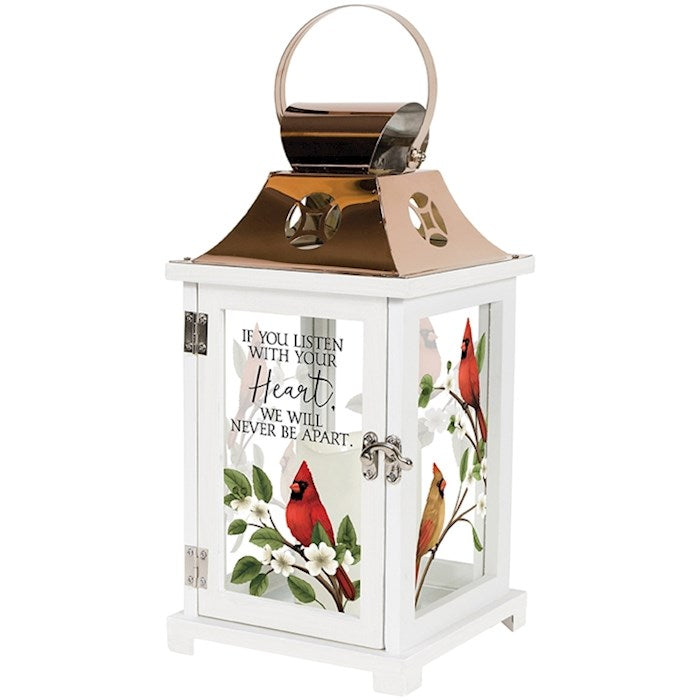 Lantern w/Flameless LED Candle &amp; Timer-Your Heart (6.25" x 13.5" x 6.25")