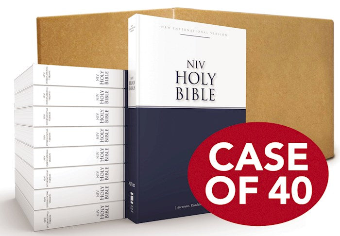 NIV Holy Bible Economy Bible (Case Of 40)-Softcover