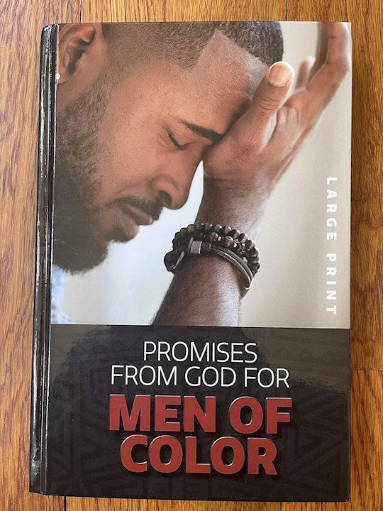 Promises From God For Men Of Color Large Print-Hardcover
