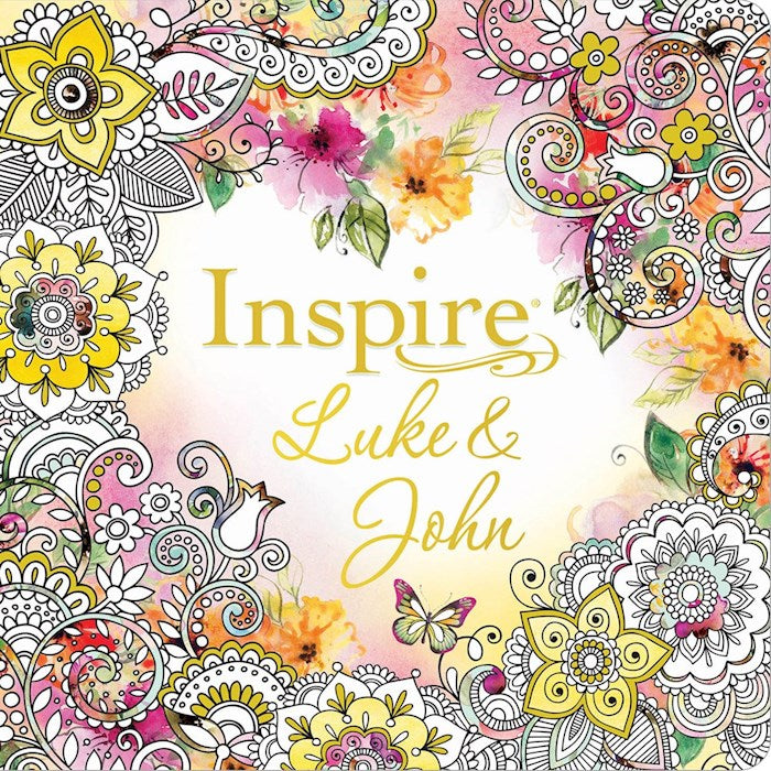 NLT Inspire Bible: Luke &amp; John-Softcover