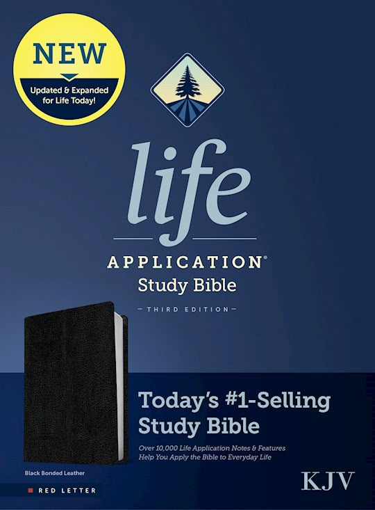 KJV Life Application Study Bible (Third Edition)-RL-Black Bonded Leather